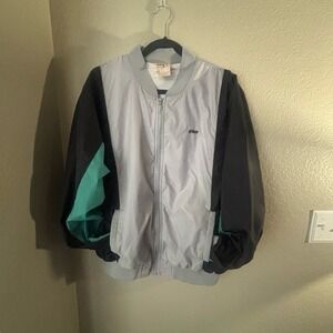 Vintage Prince Mens Windbreaker Jacket Size XL Track Tennis Nylon Colorblock 90s